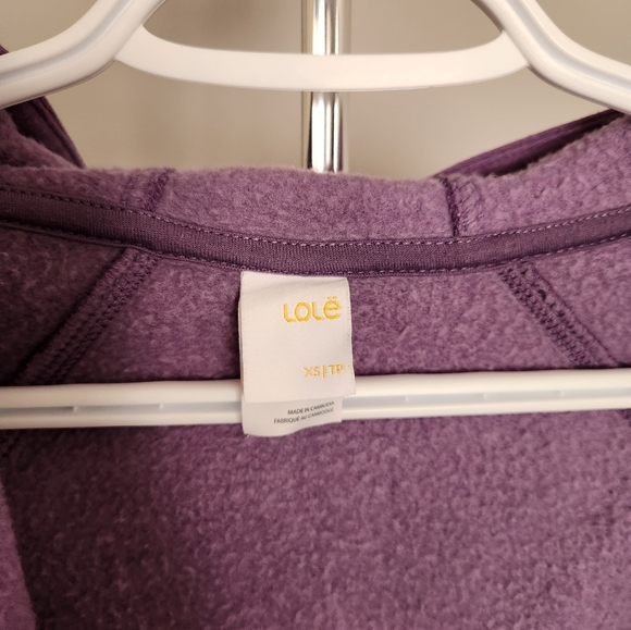 Lole Purple Zip Up Hoodie Size XS - Picture 5 of 5